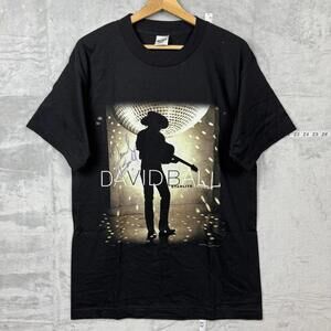 VTG David Ball Starlite Lounge Tour Tee L Made in USA Murina Autographed Band